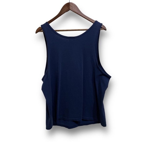 Vintage Jazzercise Unisex Graphic USA Logo Tank Top Blue Size XL 23 x 28 - Picture 2 of 4